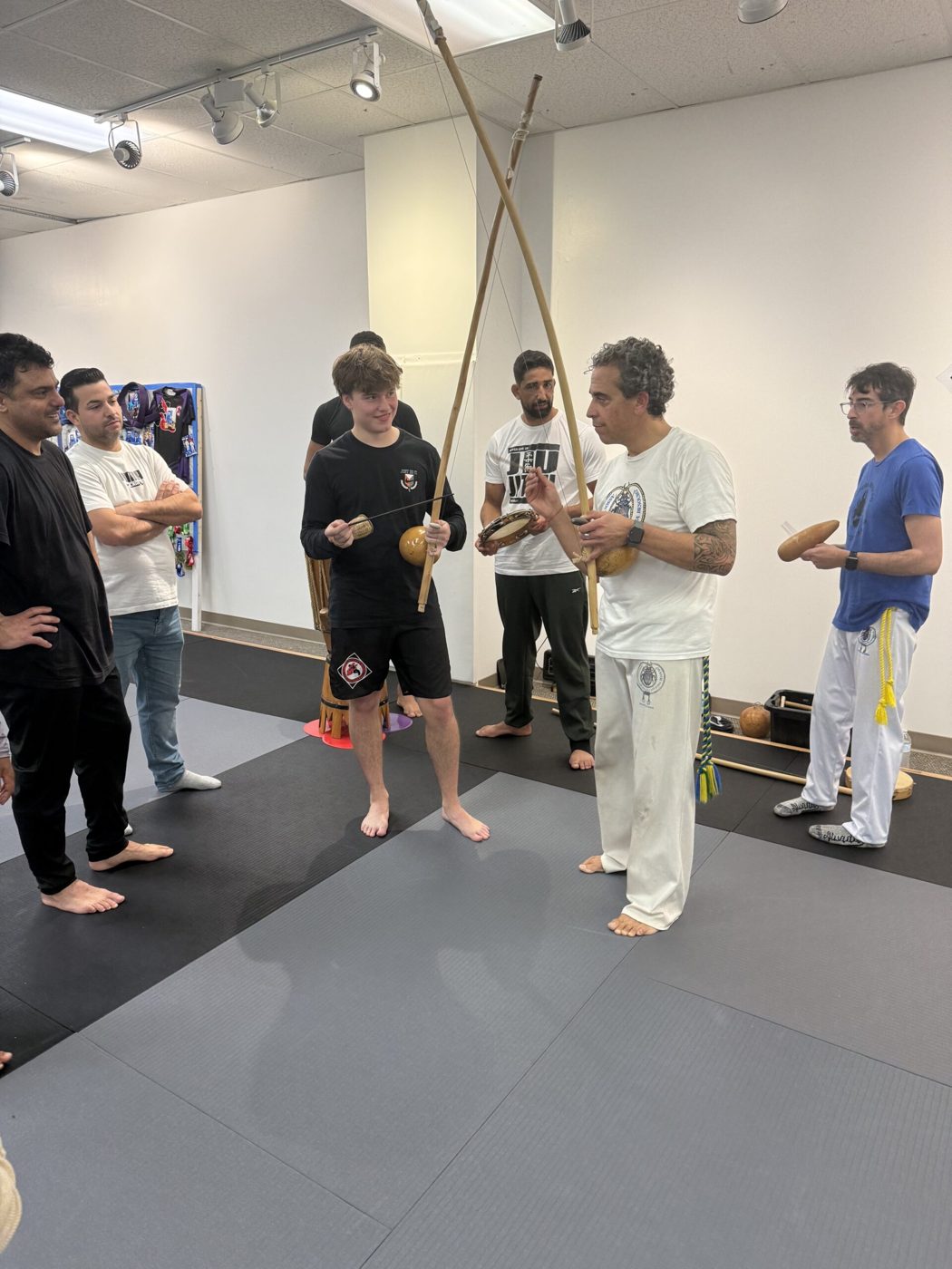 Capoeira class at Cristyan Brazilian Jiu-Jitsu Academy